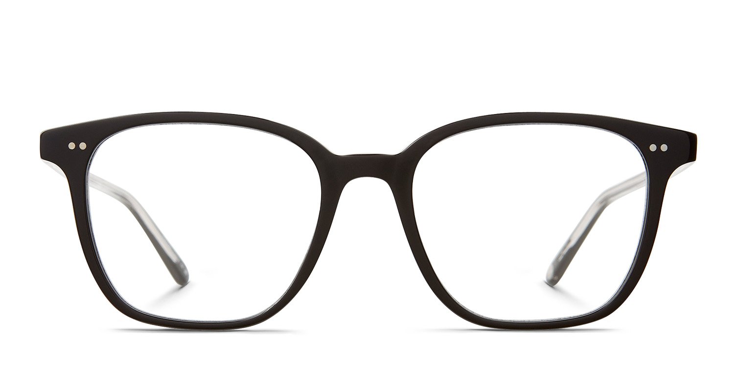 Garrett Leight Carina Shiny Black Prescription Eyeglasses