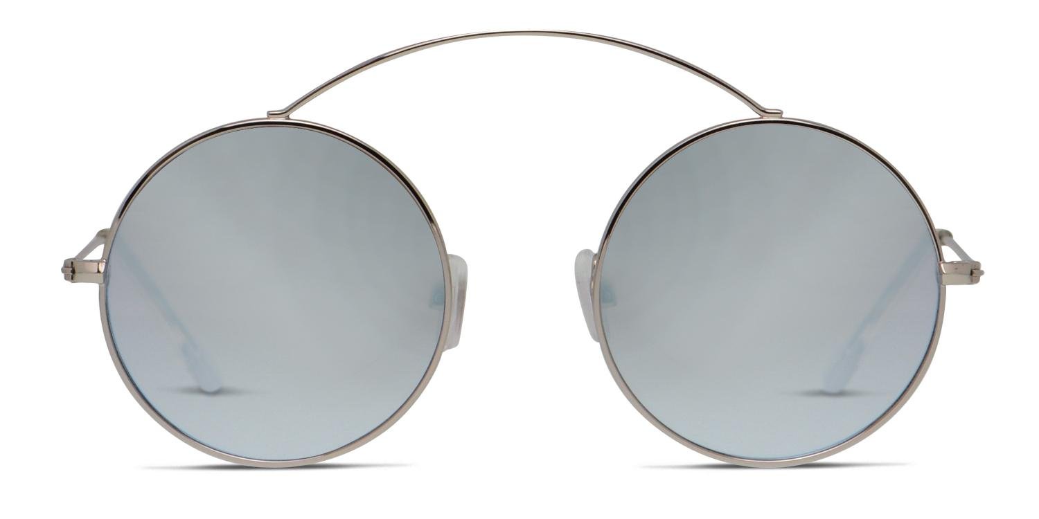 Carolina Lemke CL2401 Silver Prescription Sunglasses - 50% Off Lenses