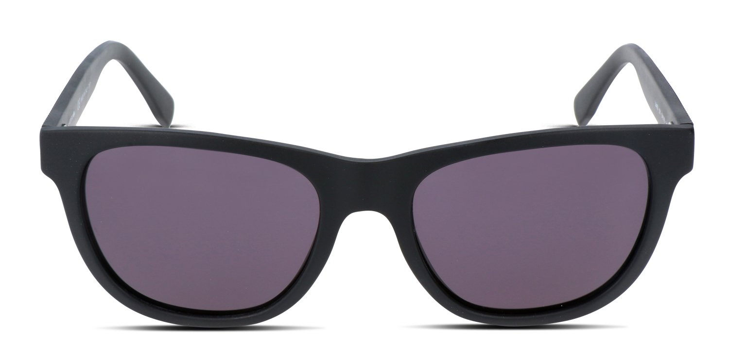 Lacoste L848S black frame with smoke lenses. Lenses provide 100