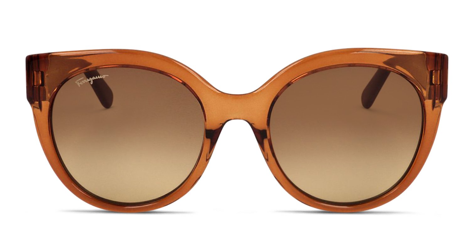 Ferragamo SF1031S Orange, Clear Prescription Sunglasses