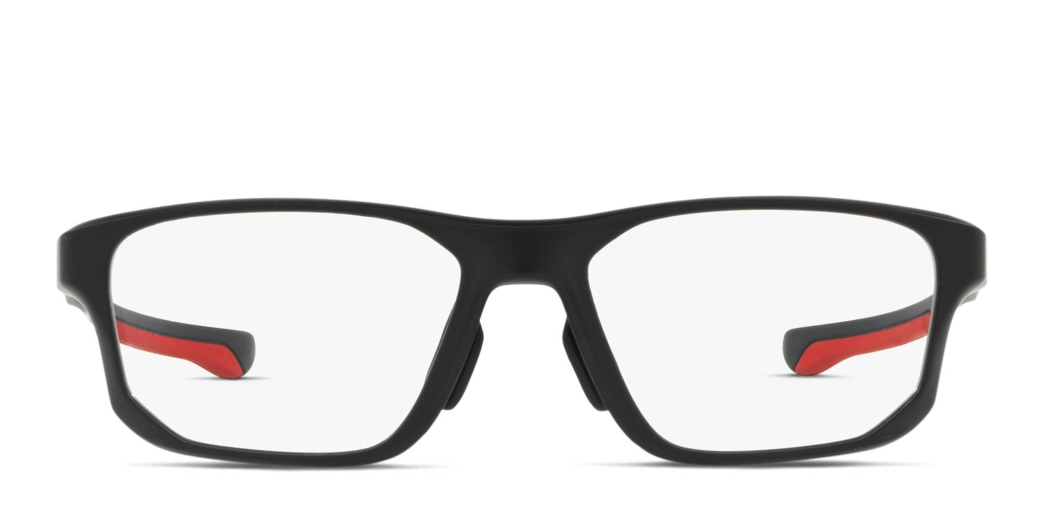 Oakley OX8142 Crosslink Fit (A) Black/Red Eyeglasses | Includes Oakley OX8142 Crosslink Fit (A) Black/Red Eyeglasses | Includes