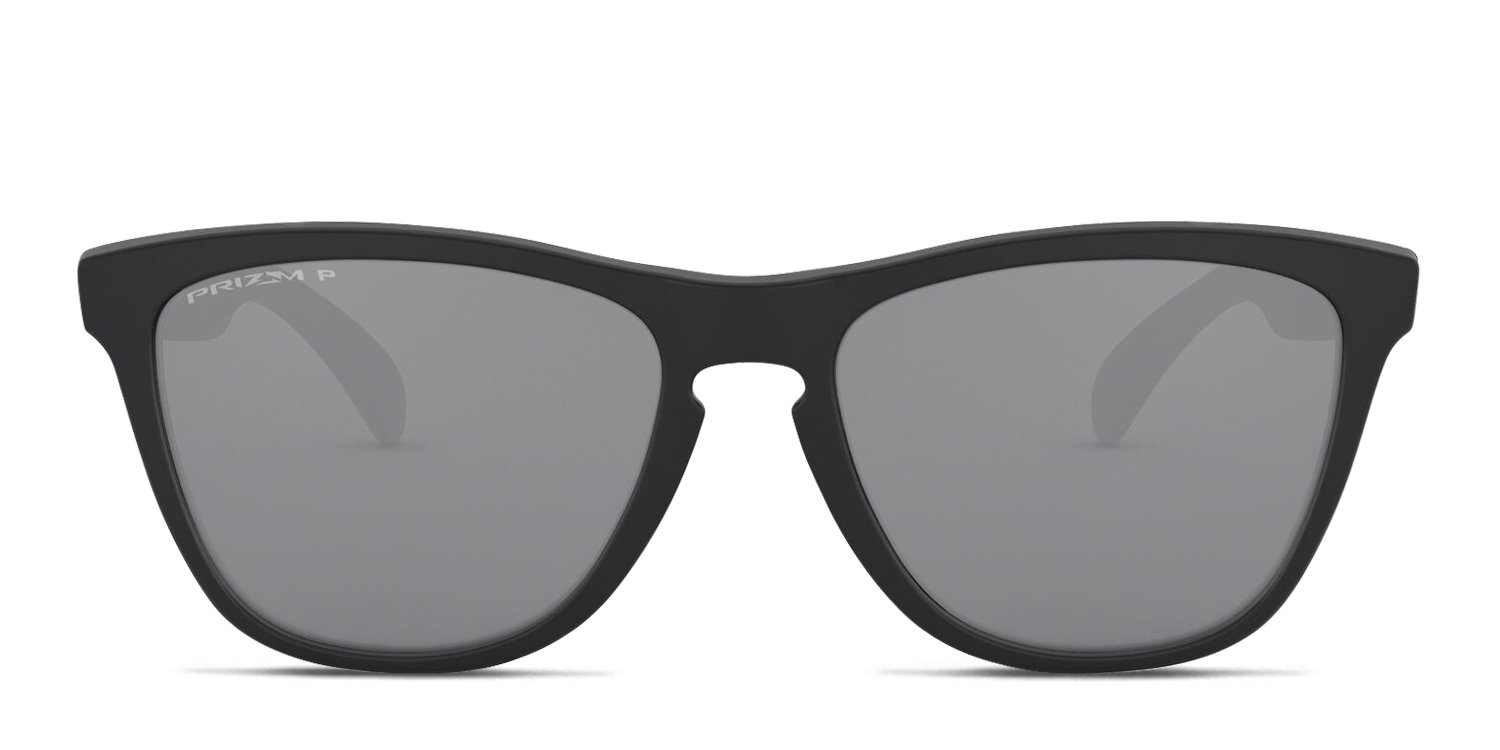 Oakley OO9245 Frogskins (A) Matte Black, Gray Sunglasses