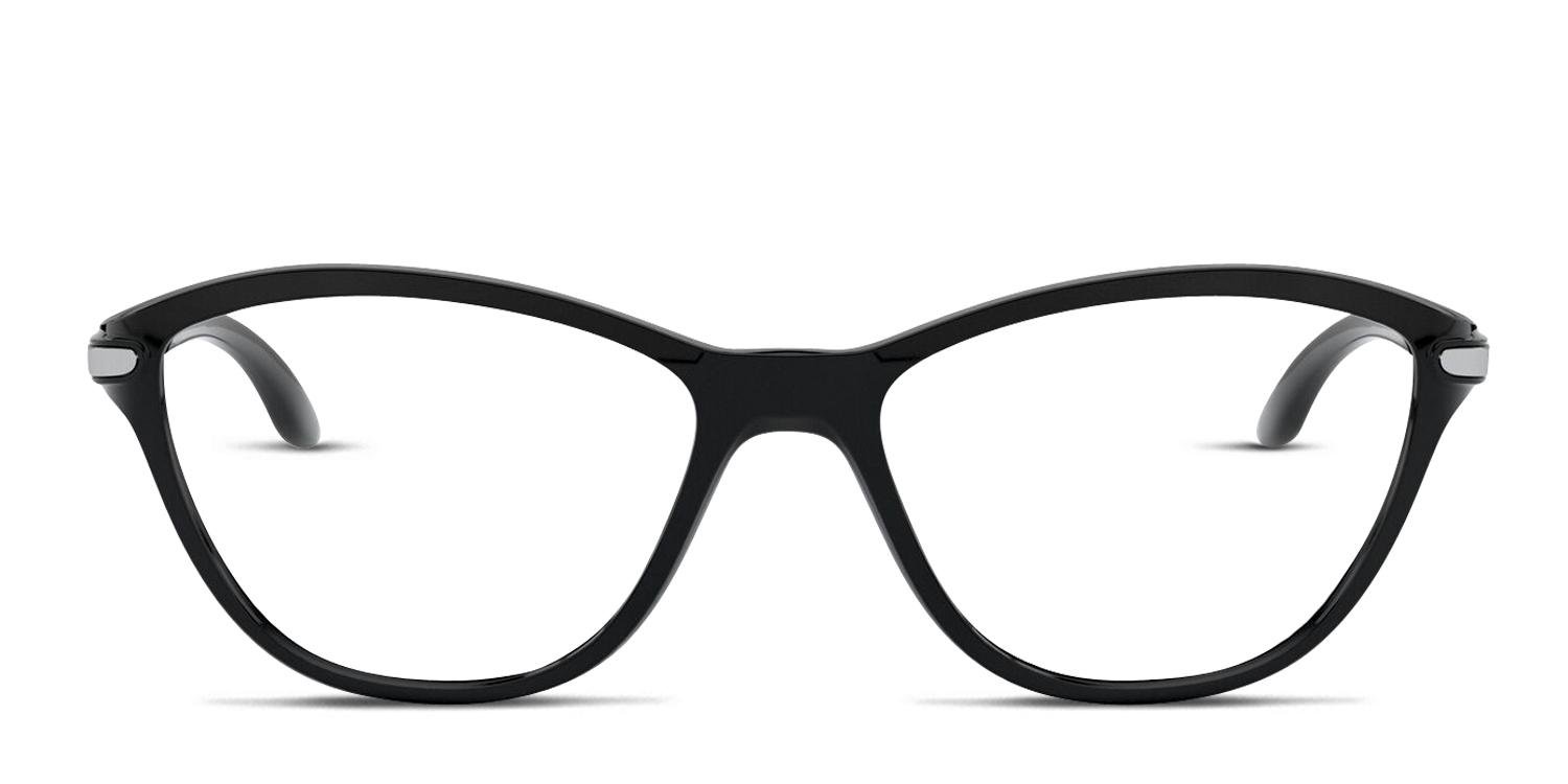 Oakley OY8008 Twin Tail Kids Shiny Black Eyeglasses | Includes
