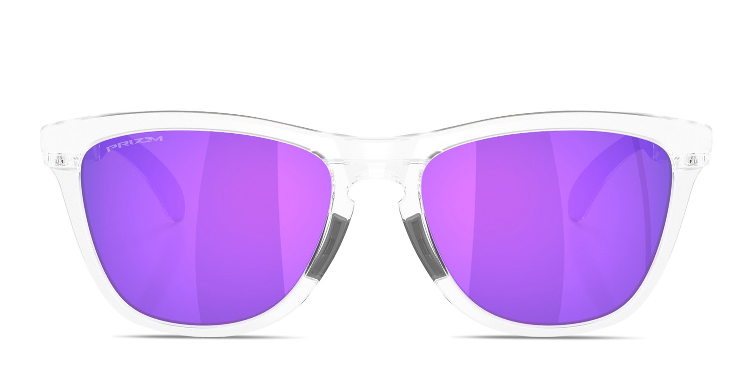 Oakley OO9503 Frogskins Range XL clear frame with PRIZM violet