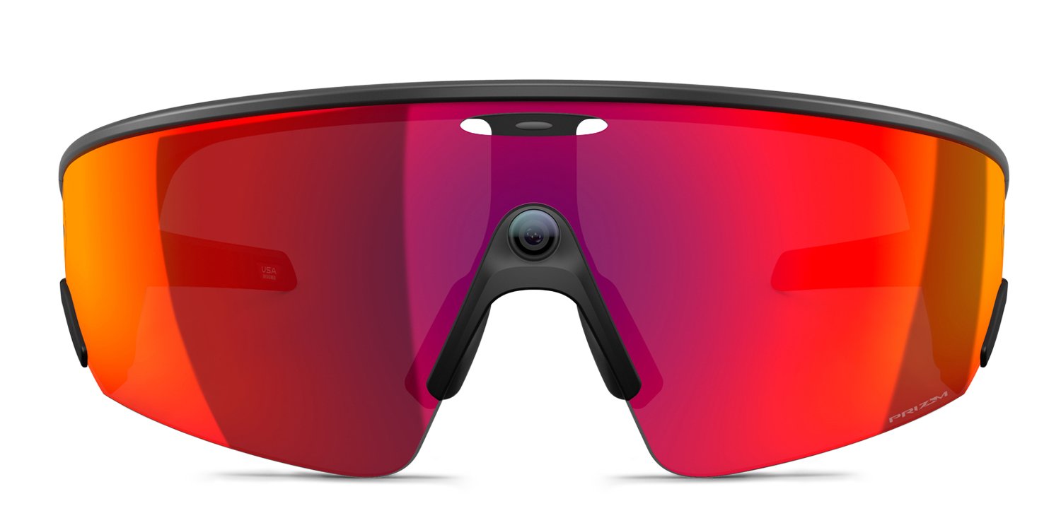 Oakley Meta OW8001 Vanguard AI Glasses Prizm Black, Red Sunglasses