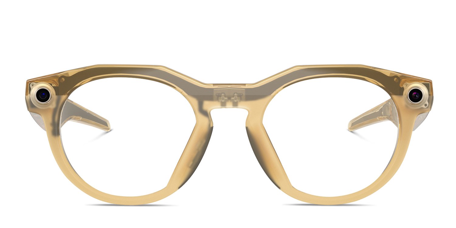 Oakley Meta HSTN OW8002 AI Glasses Brown, Clear Prescription  display picture 1