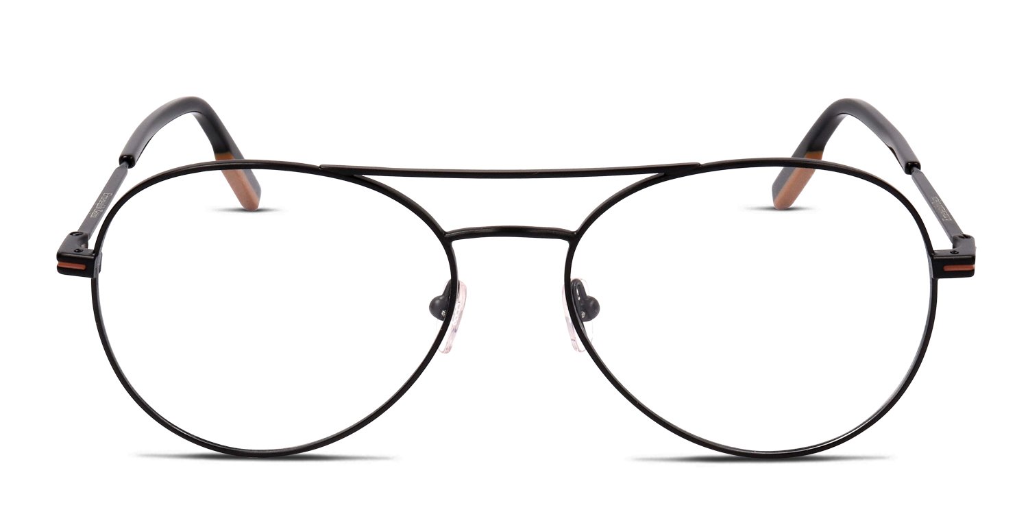 エクエル Eleanor Men's Black Rectangular Eyeglasses in TR90 for Men | ZEELOOL