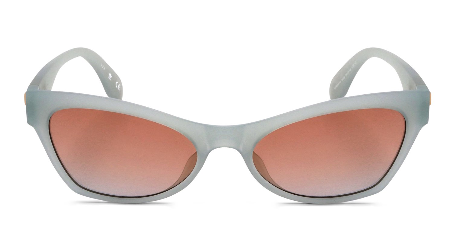 Adidas Originals Brown Mirror Blue Cat Eye Womens Sunglasses OR0010 54-16-135 Adidas Originals Brown Mirror Cat Eye Ladies Sunglasses  main image 2