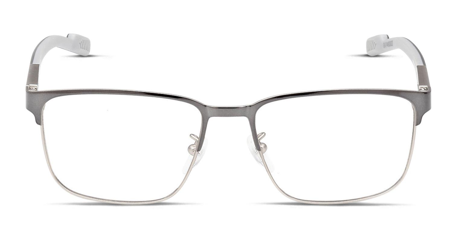 Adidas SP5045 Gunmetal, Silver Eyeglasses | Includes FREE Rx Lenses