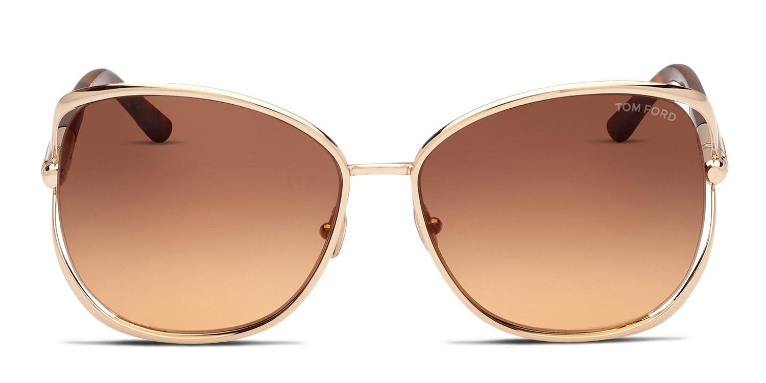Tom Ford TF1091 Marta Rose Gold Prescription Sunglasses