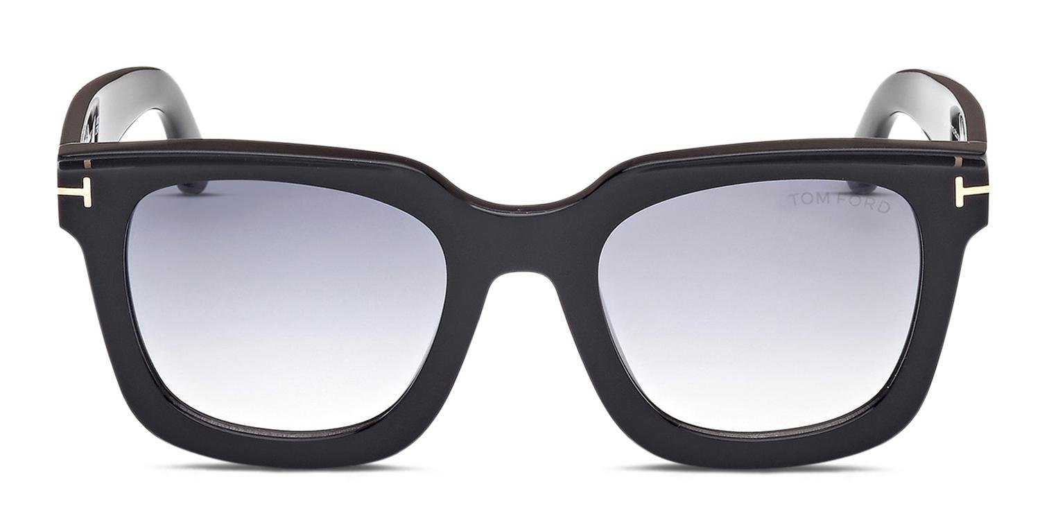 Tom Ford TF1115 Leigh-02 Shiny Black Prescription Sunglasses