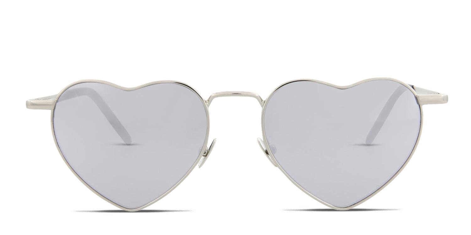 ハート［SAINT LAURENT PARIS】 Saint Laurent SL301 Loulou Silver Prescription Sunglasses
