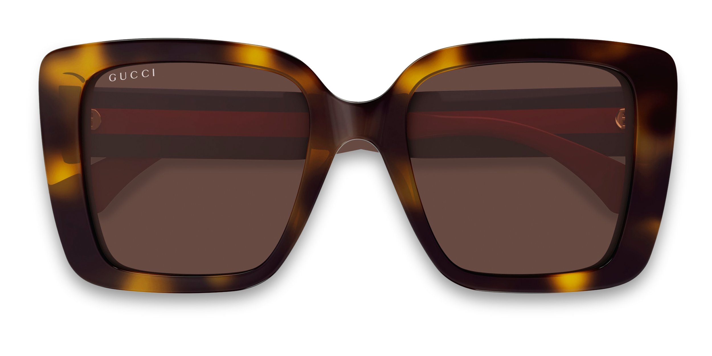 GUCCI メガネ ブラウン Gucci GG1861S Tortoise Prescription Sunglasses