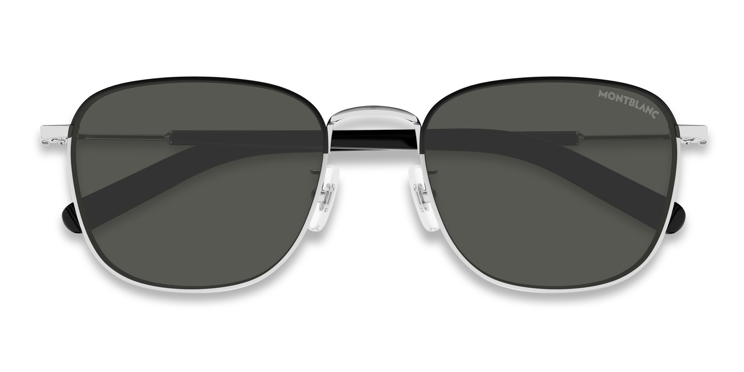 Mont Blanc MB0392SA Black, Silver Prescription Sunglasses