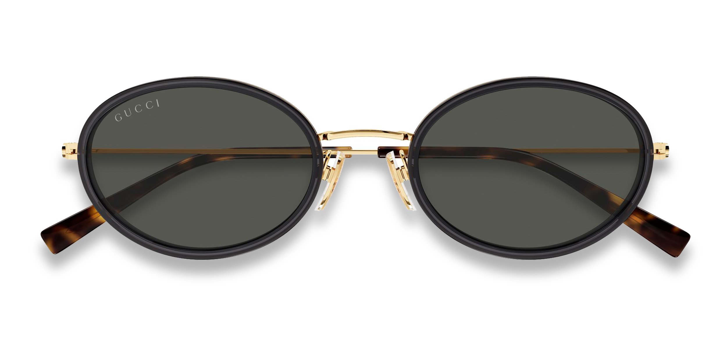 Gucci GG1980S Gray, Gold Prescription Sunglasses