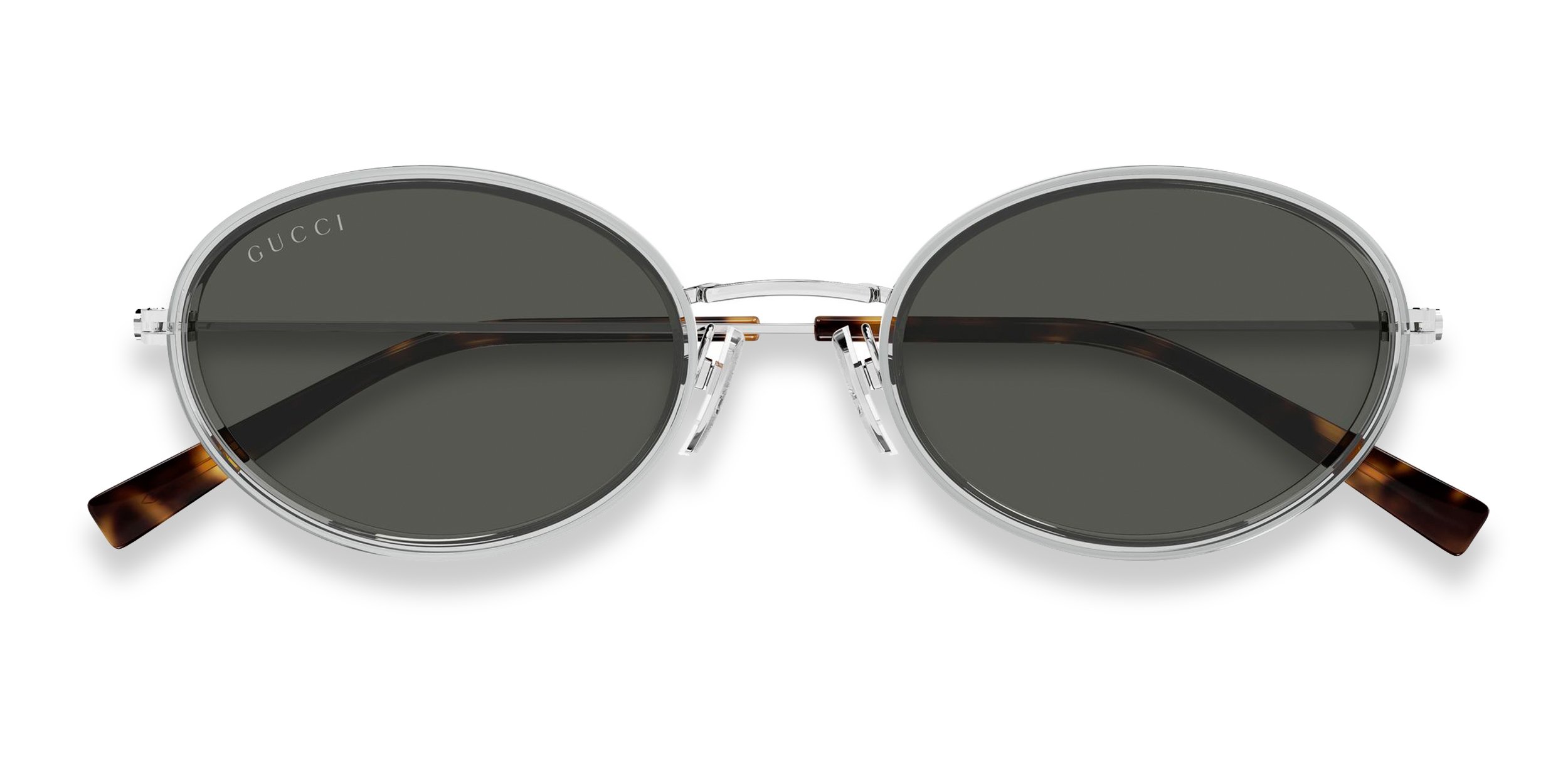 Gucci GG1980S Silver, Gray Prescription Sunglasses