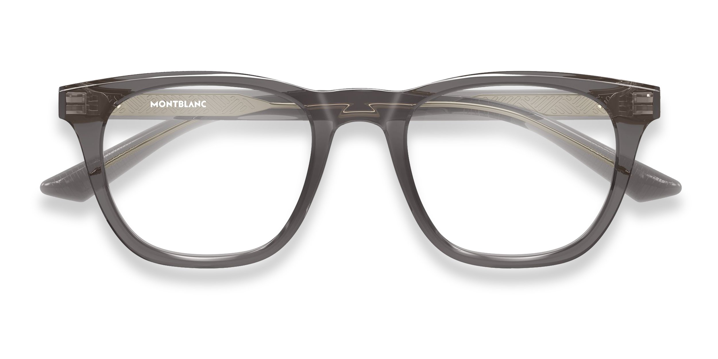 The Montblanc MB0422O is a rectangular frame designed for