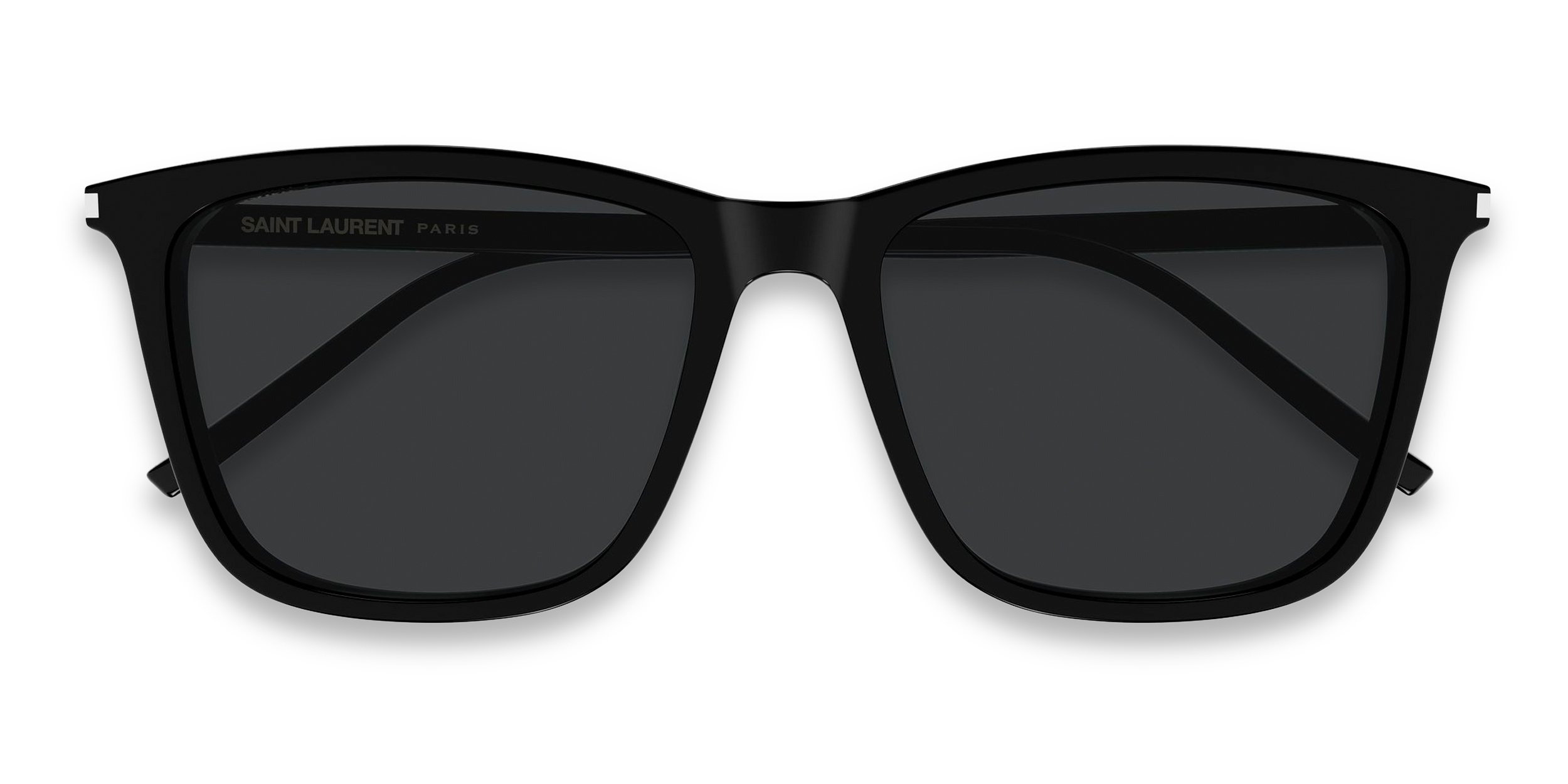 The Saint Laurent SL 851 is a bold cat-eye sunglasses frame with a