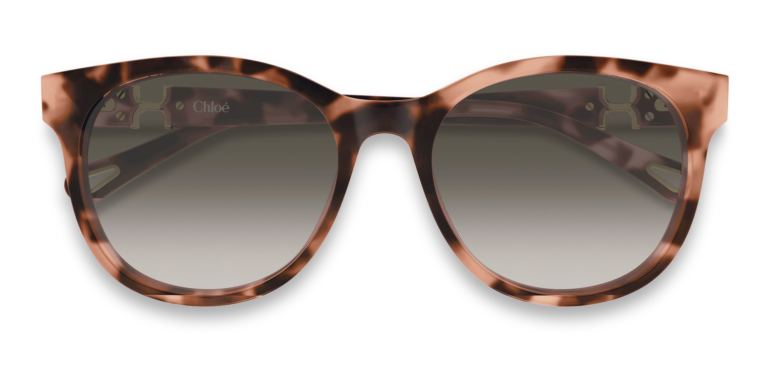 The Chloé CH0375SK is a feminine cat-eye sunglasses frame designed